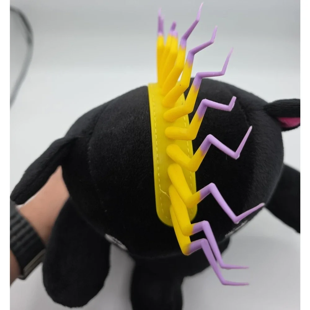 Punk Gothic Black Cat Plush Spiky Mohawk Skull Crossbones Shirt A&A Global 2023
